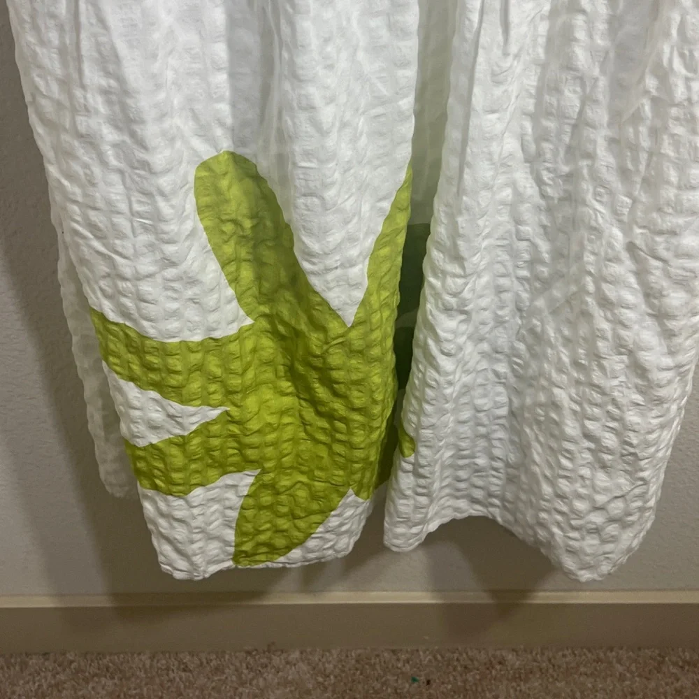 Anthropologie dress MIDI Sz M CELANDINE SLEEVELESS summer vacay resortwear - Picture 5 of 13